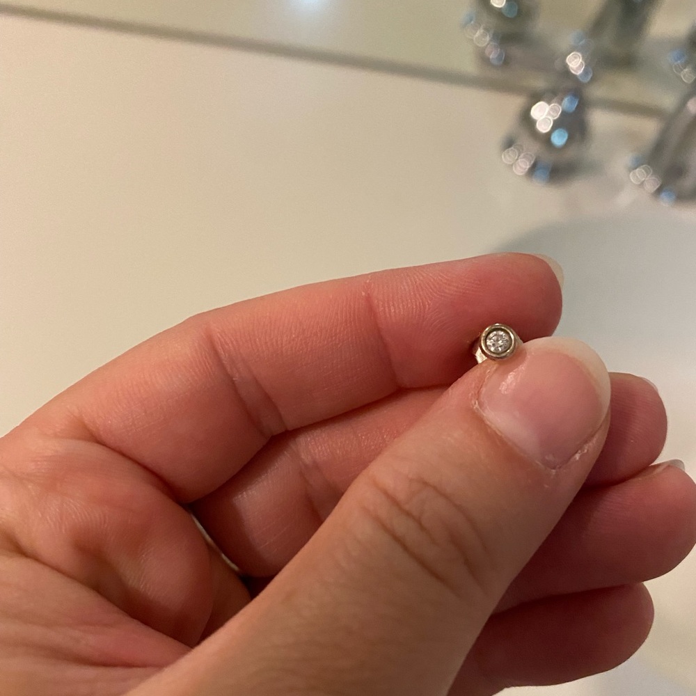 Tiffany Diamonds by the Yard Solitaire Earrings (SINGLE) .07